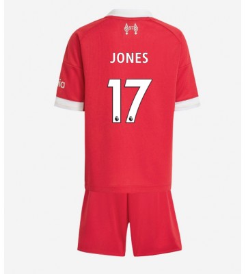 Liverpool Curtis Jones #17 Hjemmebanetrøje Børn 2025-26 Kortærmet (+ Korte bukser)